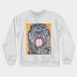 Bouvier Des Flandres Fine Art Painting Crewneck Sweatshirt